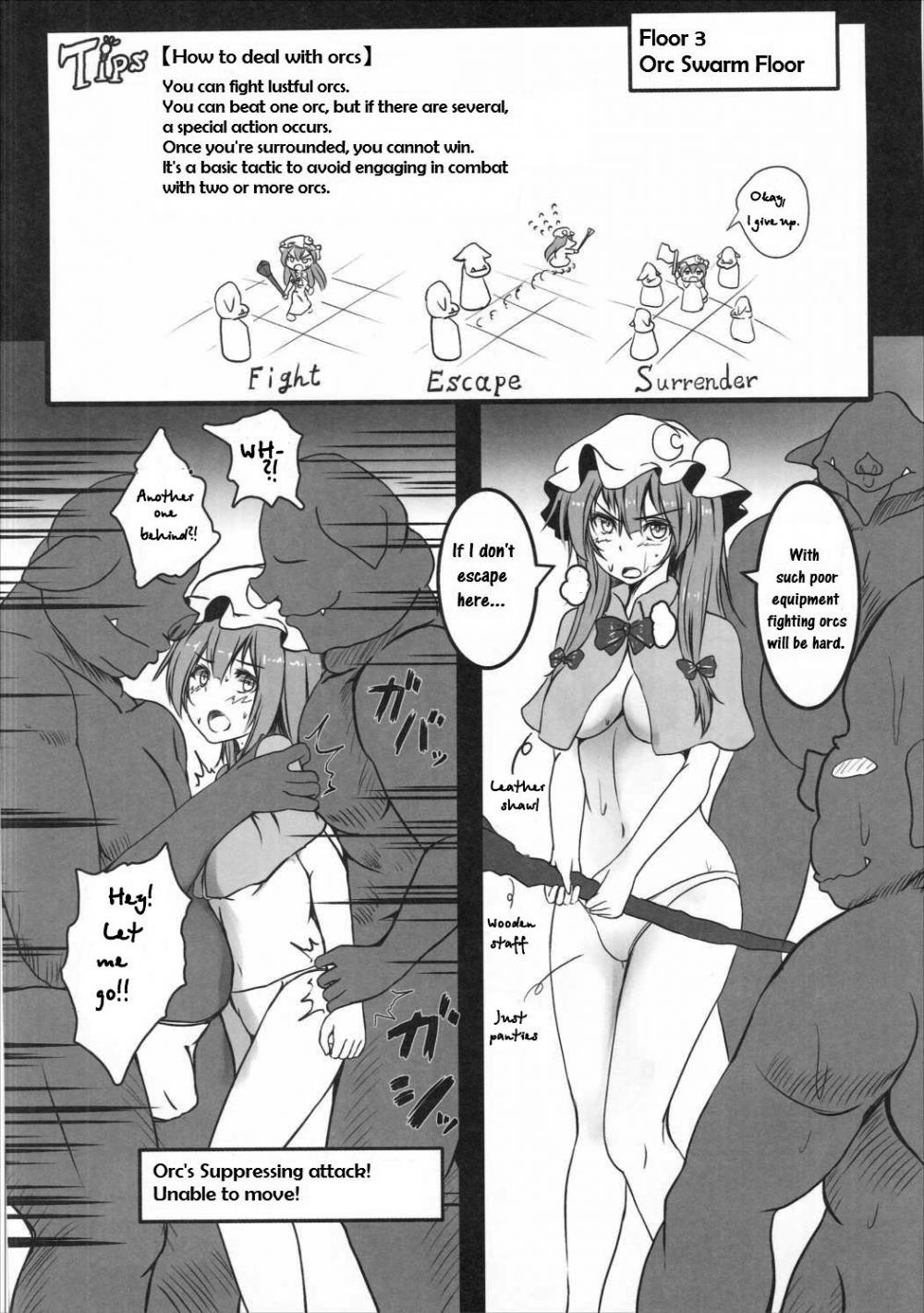 Hentai Manga Comic-Doujin Where Horrible Things Happen To Patchouli In This Dungeon-Read-17